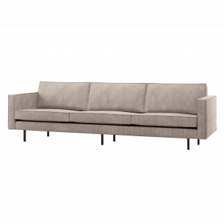RODEO SOFA 3-SITZER GERIPPTER DUNKLER SAND 800543-D