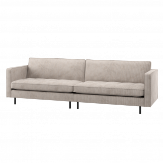 RODEO CLASSIC 3-SITZER SOFA GERIPPTER STOFF ECRU 800576-E