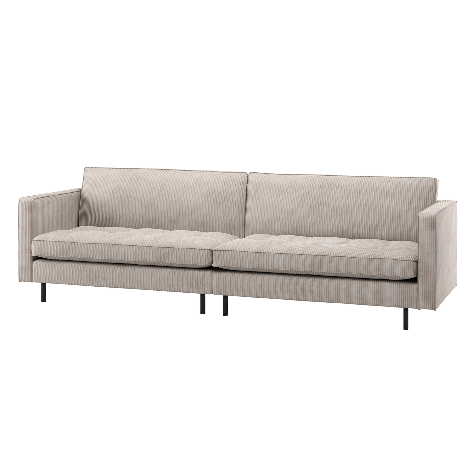 RODEO CLASSIC 3-SITZER SOFA GERIPPTER STOFF ECRU 800576-E