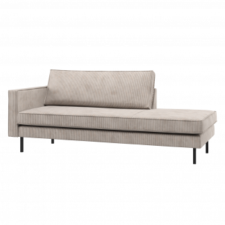 RODEO DAYBED LINKS GERIPPTER STOFF ECRU 800743-E