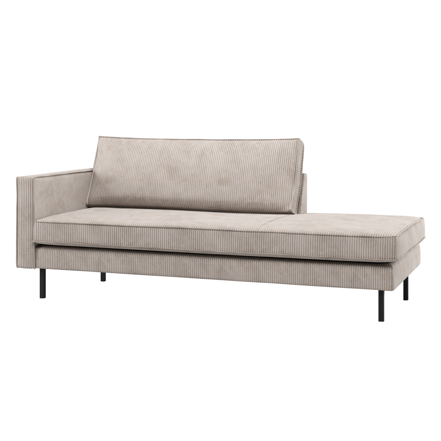 RODEO DAYBED LINKS GERIPPTER STOFF ECRU 800743-E
