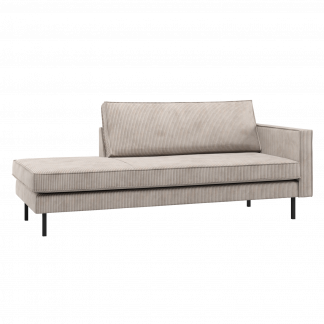 RODEO DAYBED RIGHT GERIPPTER STOFF ECRU 800746-E