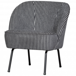 VOGUE SESSEL STREIFEN SCHWARZ GRAU 800748-ZG