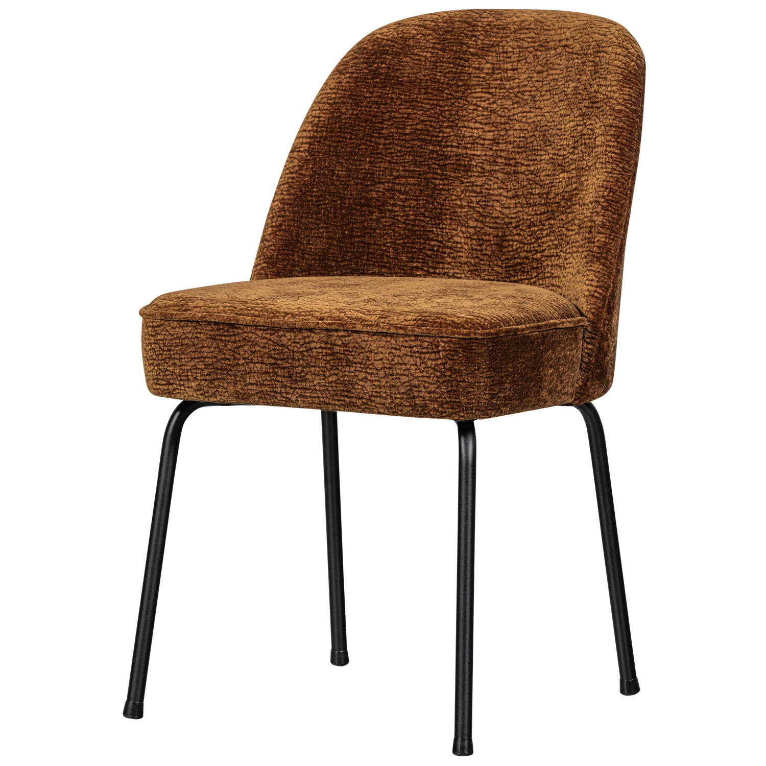VOGUE ESSZIMMERSTUHL 3D CHENILLE MITTELBRAUN 800816-MB