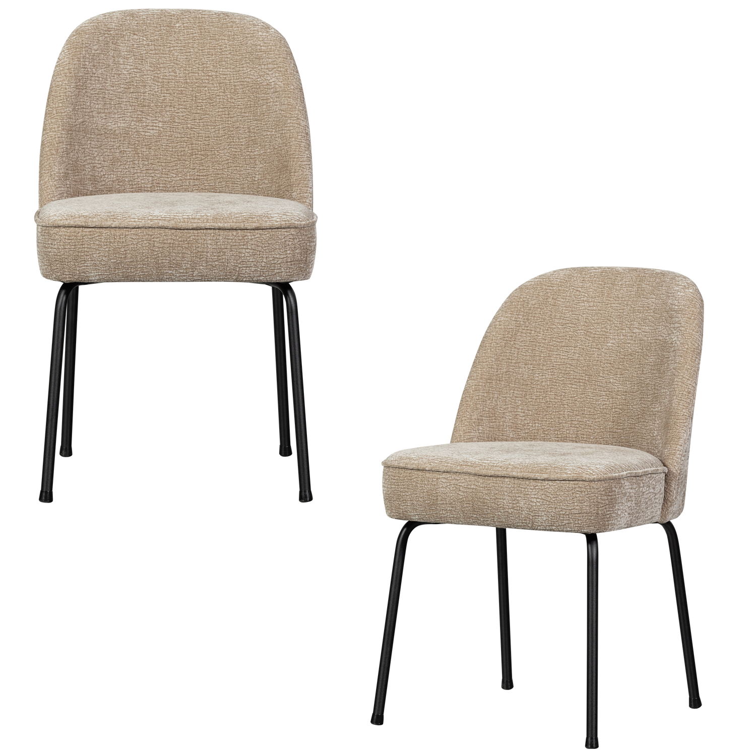 VOGUE ESSZIMMERSTUHL 3D CHENILLE SAND 800816-SA – Bild 4