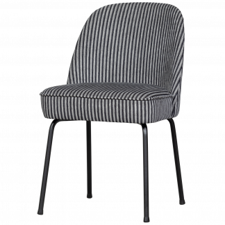 VOGUE ESSZIMMERSTUHL STREIFEN SCHWARZ GRAU 800816-ZG