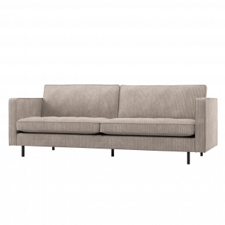RODEO CLASSIC 2,5-SITZER SOFA GERIPPTER STOFF DUNKLER SAND 800844-D