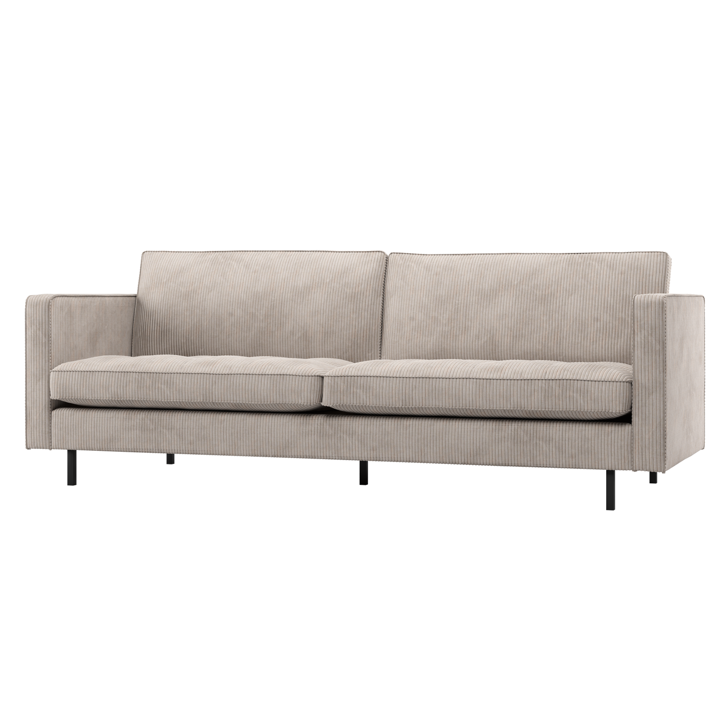 RODEO CLASSIC 2,5-SITZER SOFA GERIPPTER STOFF ECRU 800844-E