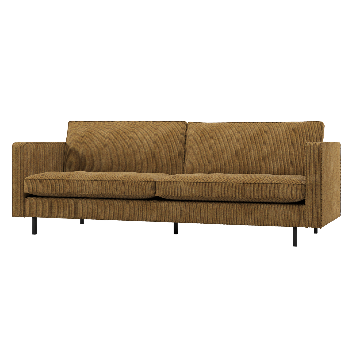 RODEO CLASSIC 2,5-SITZER SOFA GERIPPTER STOFF HONIGELB 800844-H