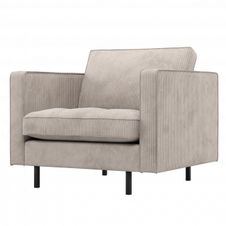 RODEO CLASSIC SESSEL GERIPPTER STOFF ECRU 800888-E