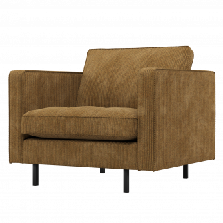 RODEO CLASSIC SESSEL GERIPPTER STOFF HONIGELB 800888-H
