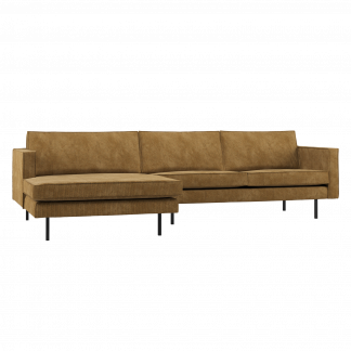 RODEO CHAISE LONGUE SOFA LINKS GERIPPTER STOFF HONINGELB 800905-H