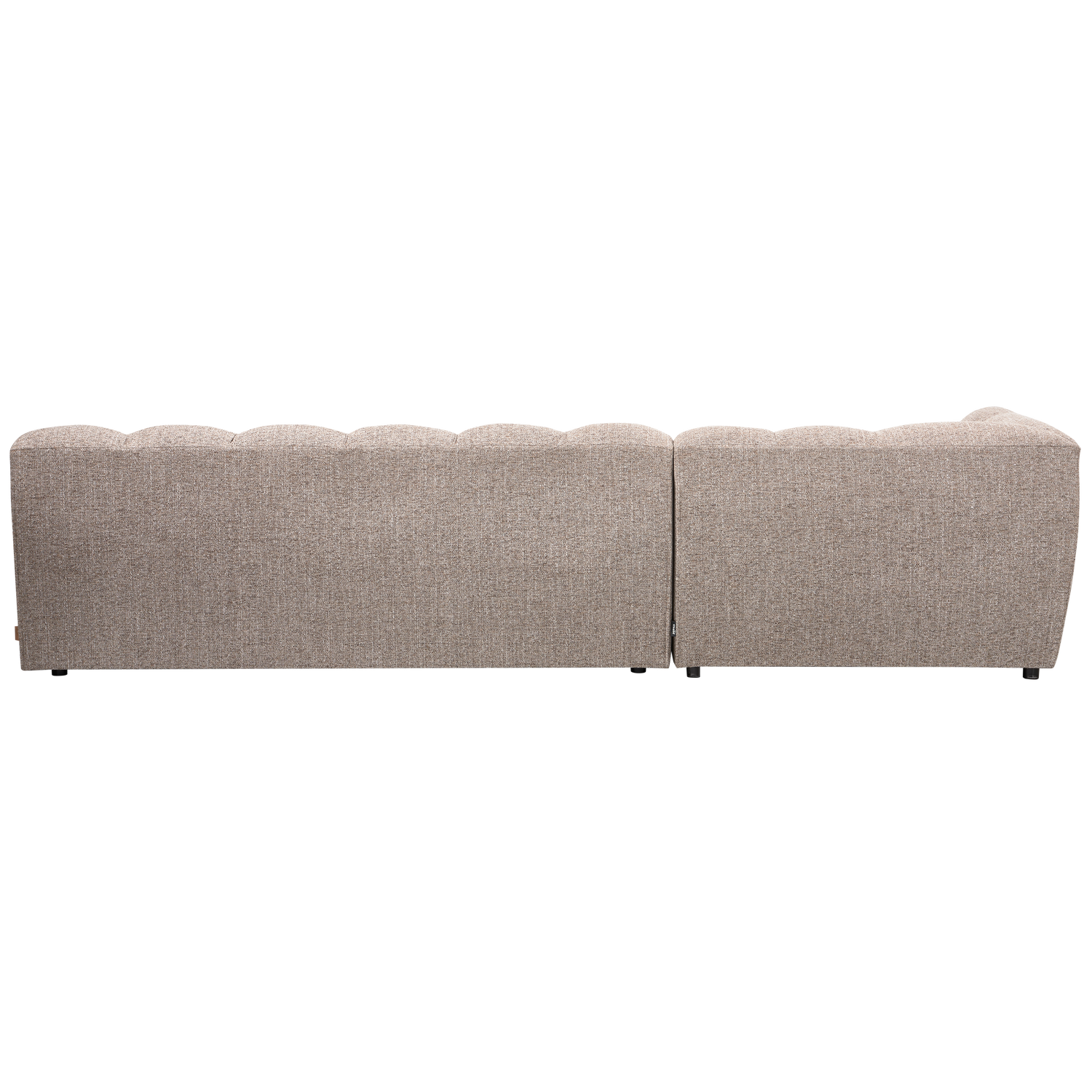 ALLURE CHAISE LONGUE LINKS GEWEBTES BRAUN MELANGE 200420-BM – Bild 5