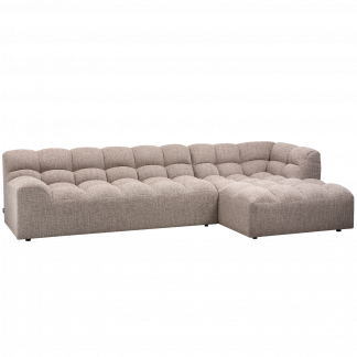ALLURE CHAISE LONGUE RECHTS GEWEBTES BRAUN MELANGE 200421-BM