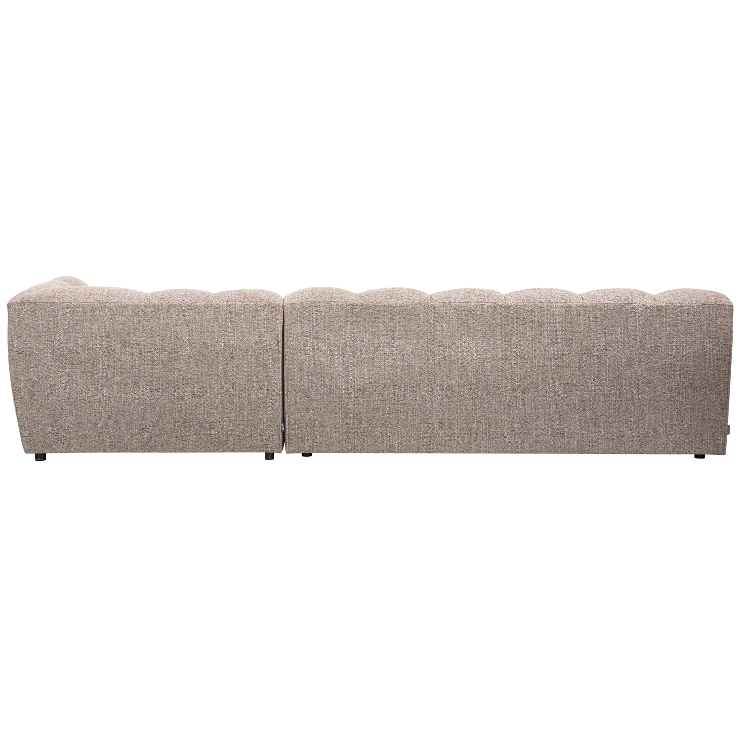 ALLURE CHAISE LONGUE RECHTS GEWEBTES BRAUN MELANGE 200421-BM – Bild 3