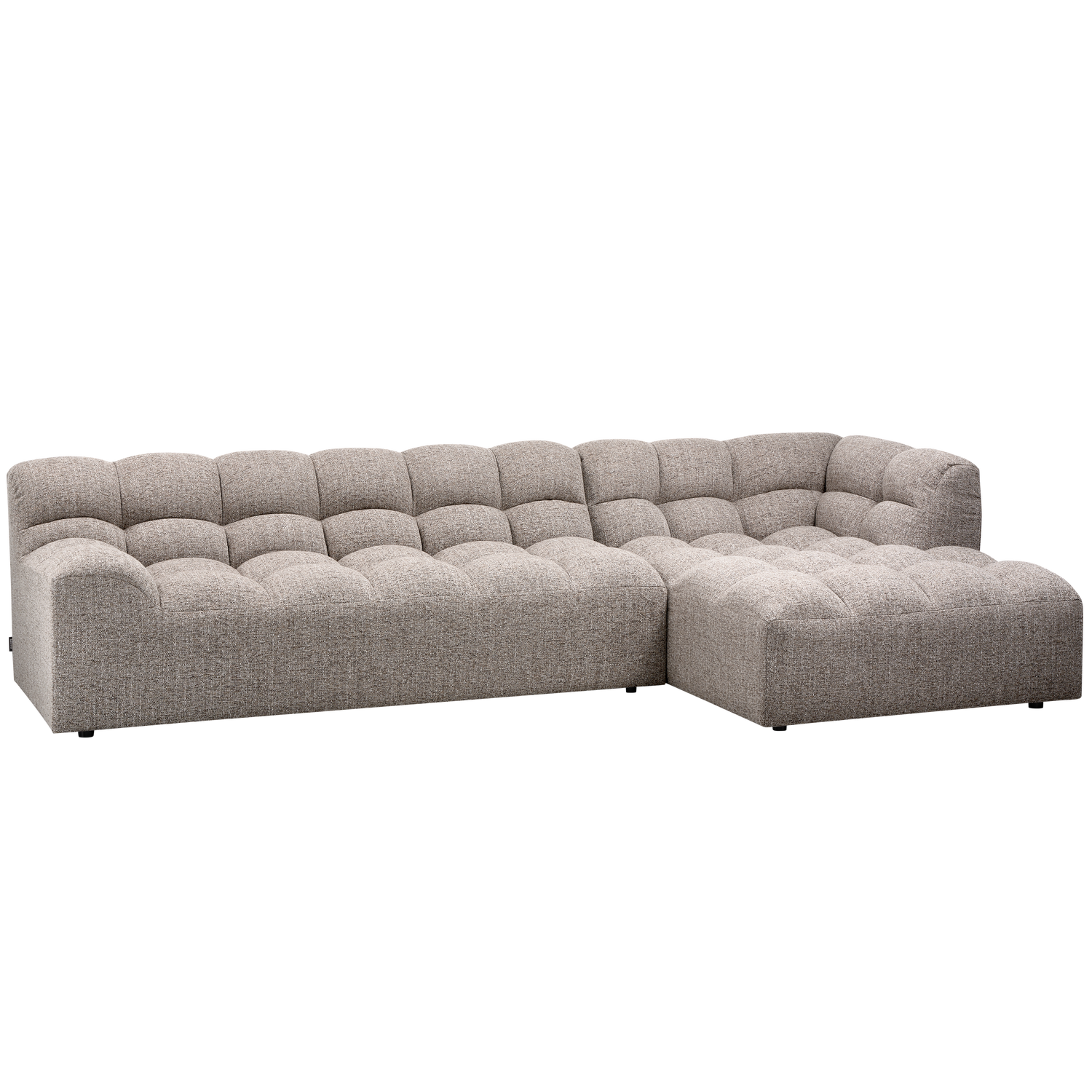 ALLURE CHAISE LONGUE RECHTS GEWEBTES CLAY MELANGE 200421-KM