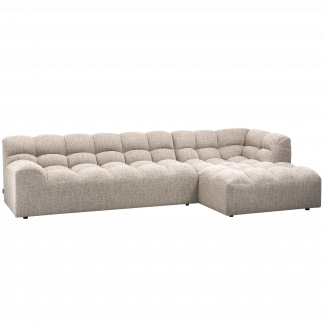ALLURE CHAISE LONGUE RECHTS GEWEBTES NATUR MELANGE 200421-NM