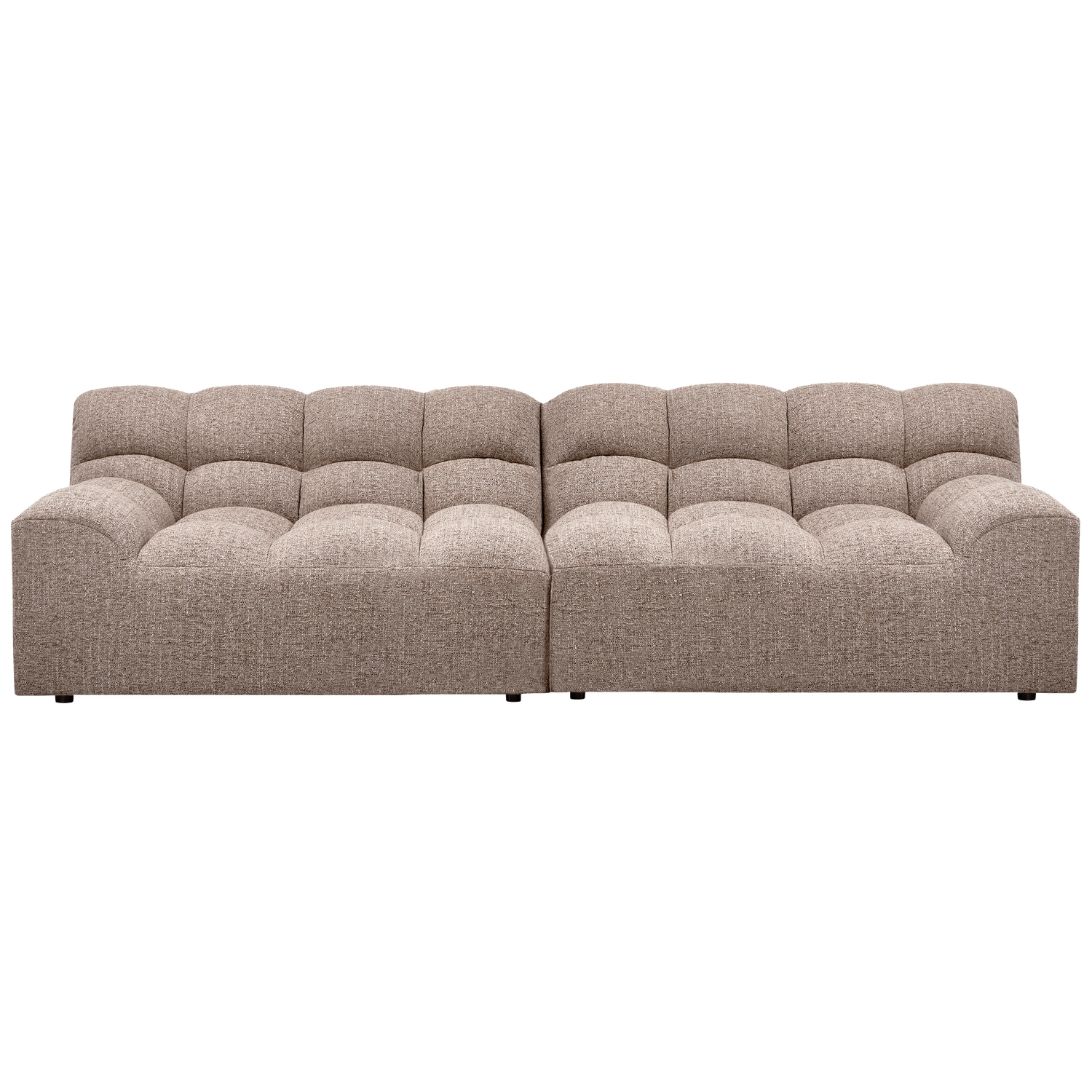 ALLURE 3-SITZER SOFA GEWEBTES BRAUN MELANGE 200428-BM