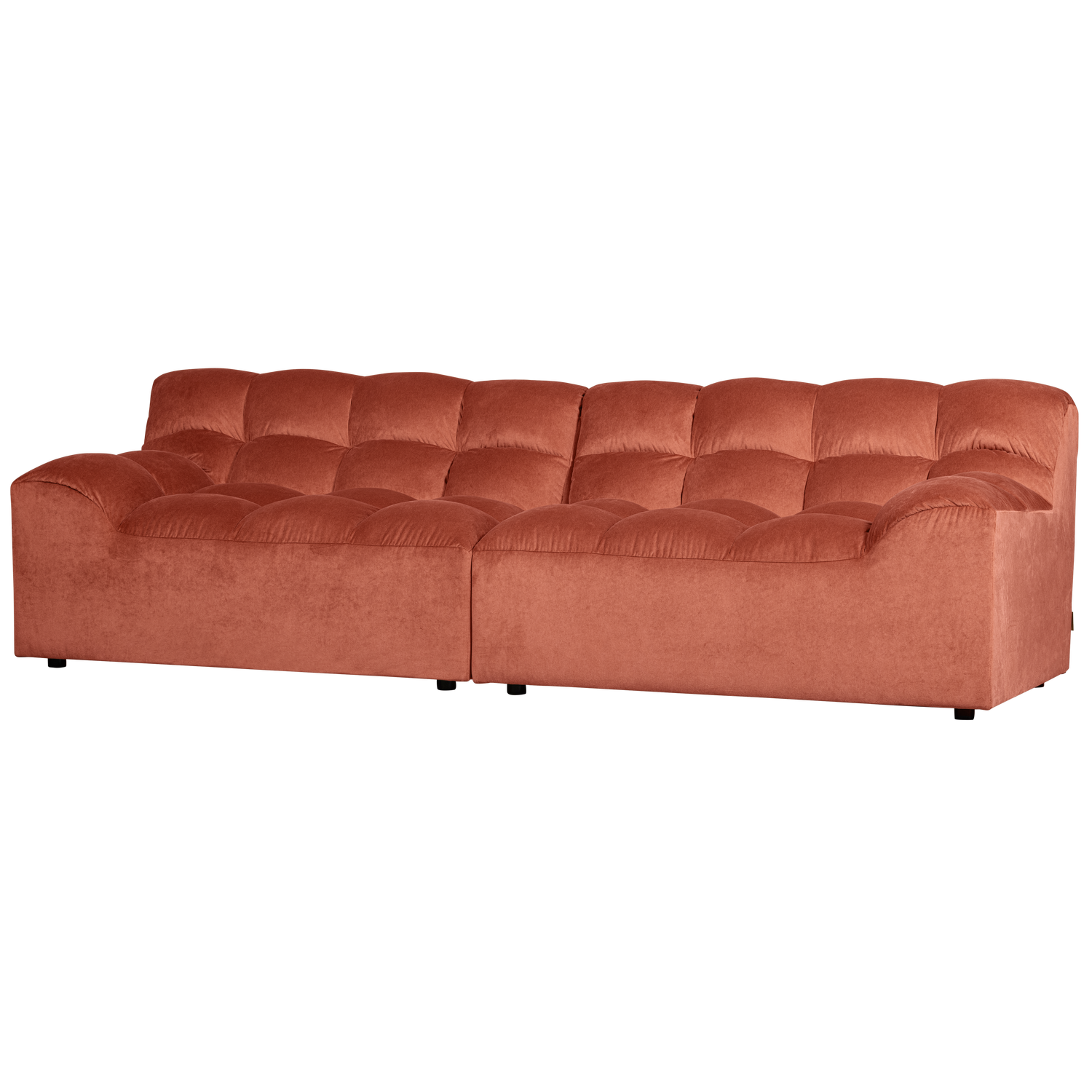 ALLURE 3-SITZER SOFA SAMT BLUSH 200428-FB