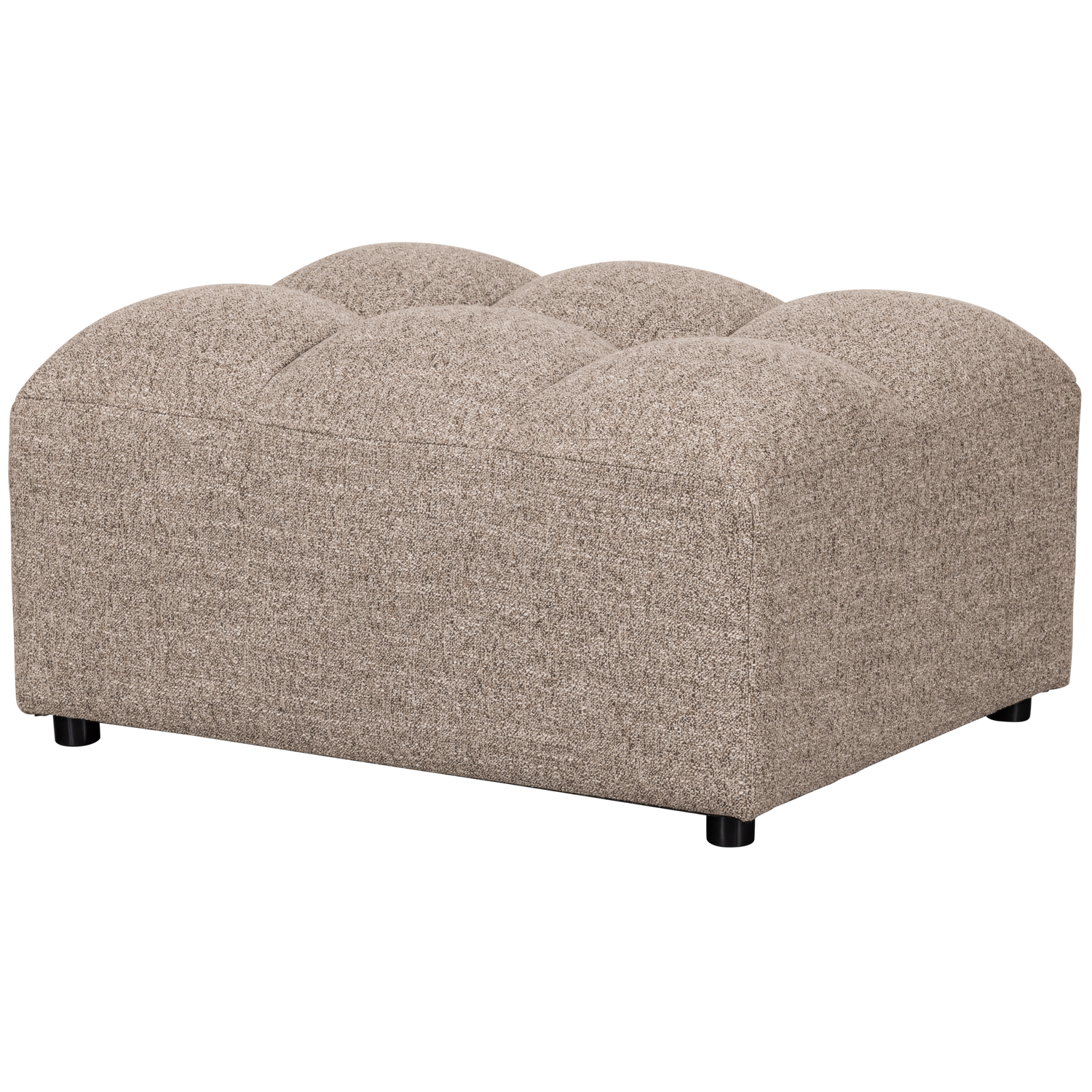 ALLURE HOCKER GEWEBTES BRAUN MELANGE 200429-BM