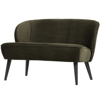 SARA KLEINES SOFA SAMT WARMEN GRUN 340443-156