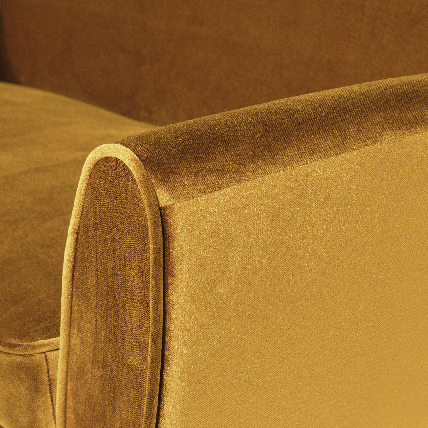 ROCCO SOFA 187 CM SAMT OCKER GELB 340451-O – Bild 4