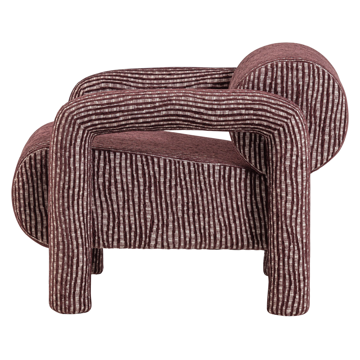 LENNY SESSEL MIT DESSIN BORDEAUXROT 340483-B – Bild 5
