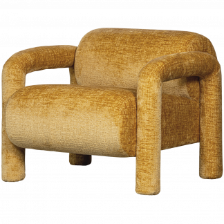 LENNY SESSEL IN GROBER TEXTUR GOLD GELB 340483-G