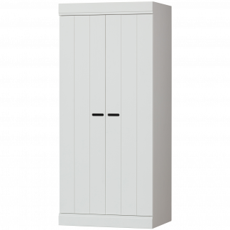 CONNECT NIEDRIGER SCHRANK 2-TURIG KIEFER WEISS [fsc] 360344-W