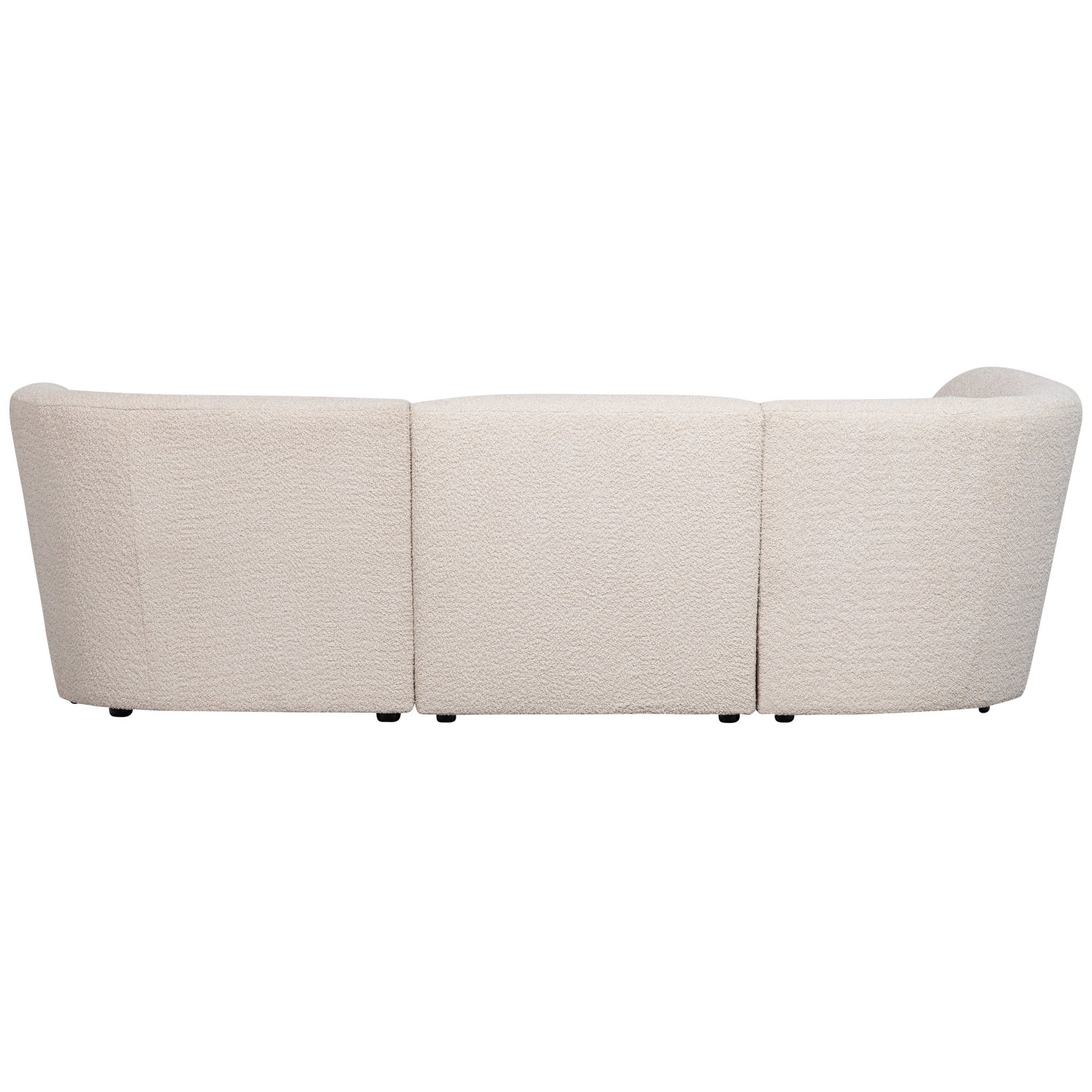 COCO 3-SITZER ABGERUNDET LINKS BOUCLE CREME 360407-C – Bild 5