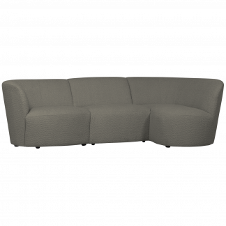 COCO 3-SITZER ABGERUNDET RECHTS BOUCLE WARMES GRUN 360408-W