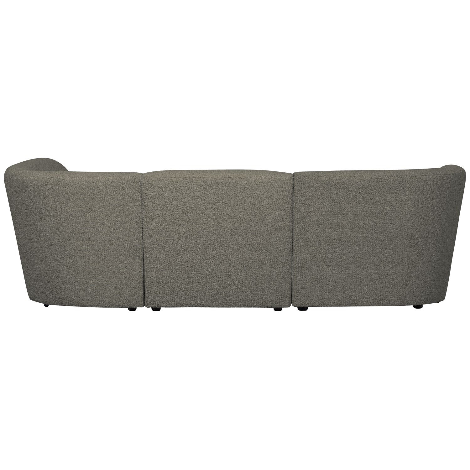 COCO 3-SITZER ABGERUNDET RECHTS BOUCLE WARMES GRUN 360408-W – Bild 2