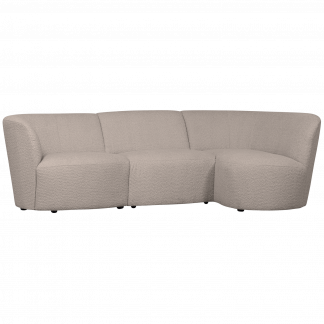 COCO 3-SITZER ABGERUNDET RECHTS BOUCLE SAND 360408-Z