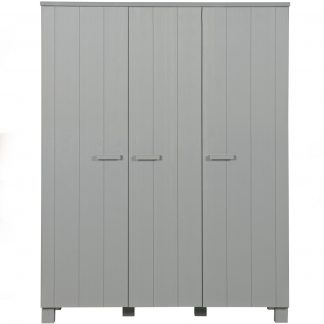 DENNIS 3-TURIG SCHRANK KIEFER BETONGRAU [fsc] 365543-BET