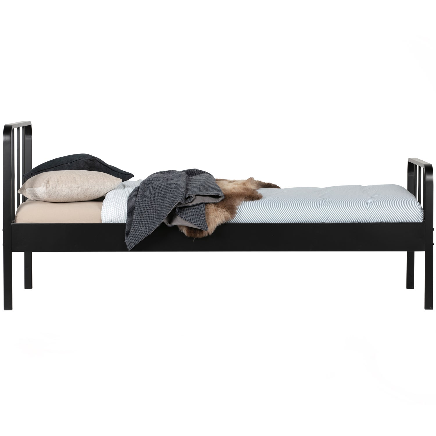 MEES BETT METALL SCHWARZ 90x200 CM 373253-Z – Bild 3