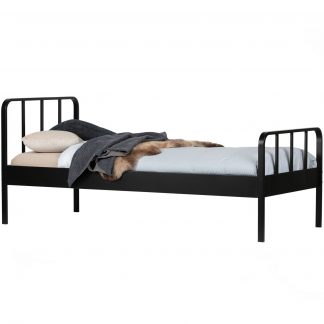 MEES BETT METALL SCHWARZ 90x200 CM 373253-Z