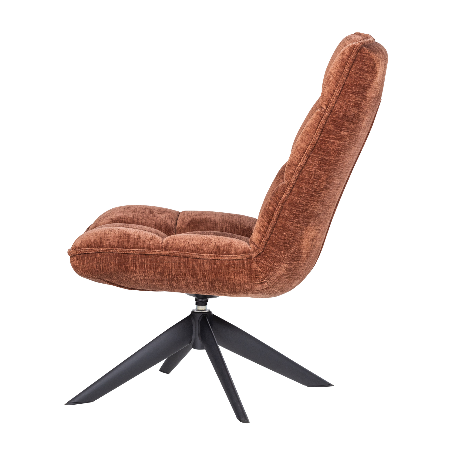 JOUKE DREHSESSEL CHENILLE STRUKTURIERT ROSTBRAUN 373303-B – Bild 4