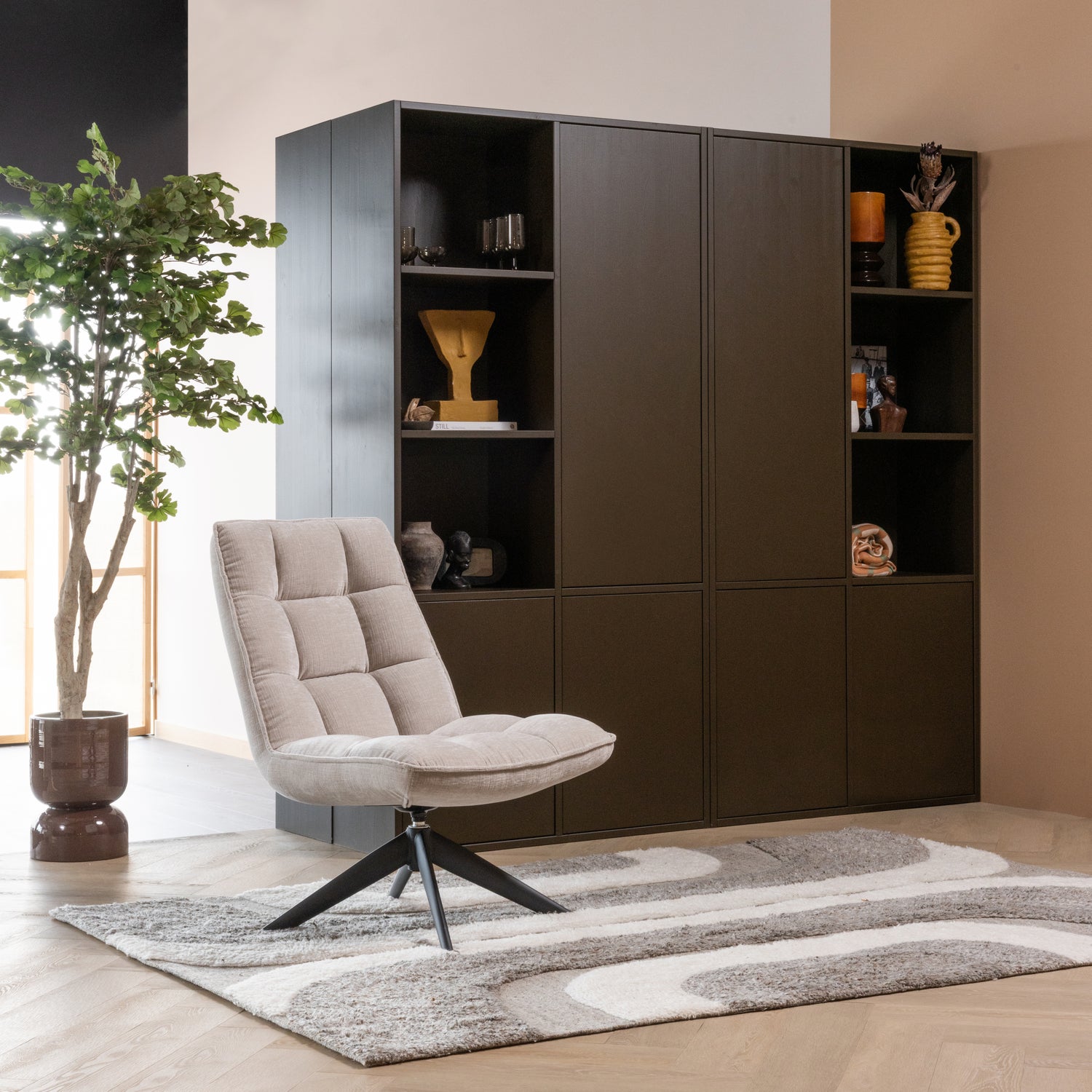 MEGGY ABLAGESCHRANK RECHTS 108 CM KIEFER MITTELBRAUN [fsc] 377559-MI – Bild 3