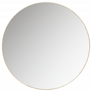 DOUTZEN RUNDER SPIEGEL O80 CM METALL GOLD 373357-G