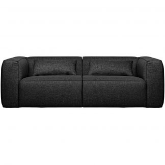 BEAN 3,5-SITZER SOFA ARMY INCL. KISSENS DUNKELGRAU MELANGE 373387-D