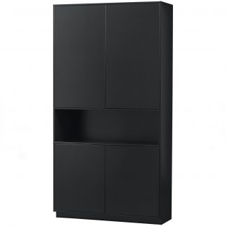 FINCA STAUSCHRANK 110CM HOLZ TIEFSCHWARZ [fsc] 373466-Z