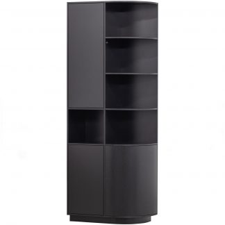 FINCA STAUSCHRANK RUND RECHTS 78 CM HOLZ TIEFSCHWARZ [fsc] 373511-Z