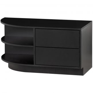 FINCA TV-MOBEL ROND LINKS 78 CM HOLZ TIEFSCHWARZ [fsc] 373513-Z