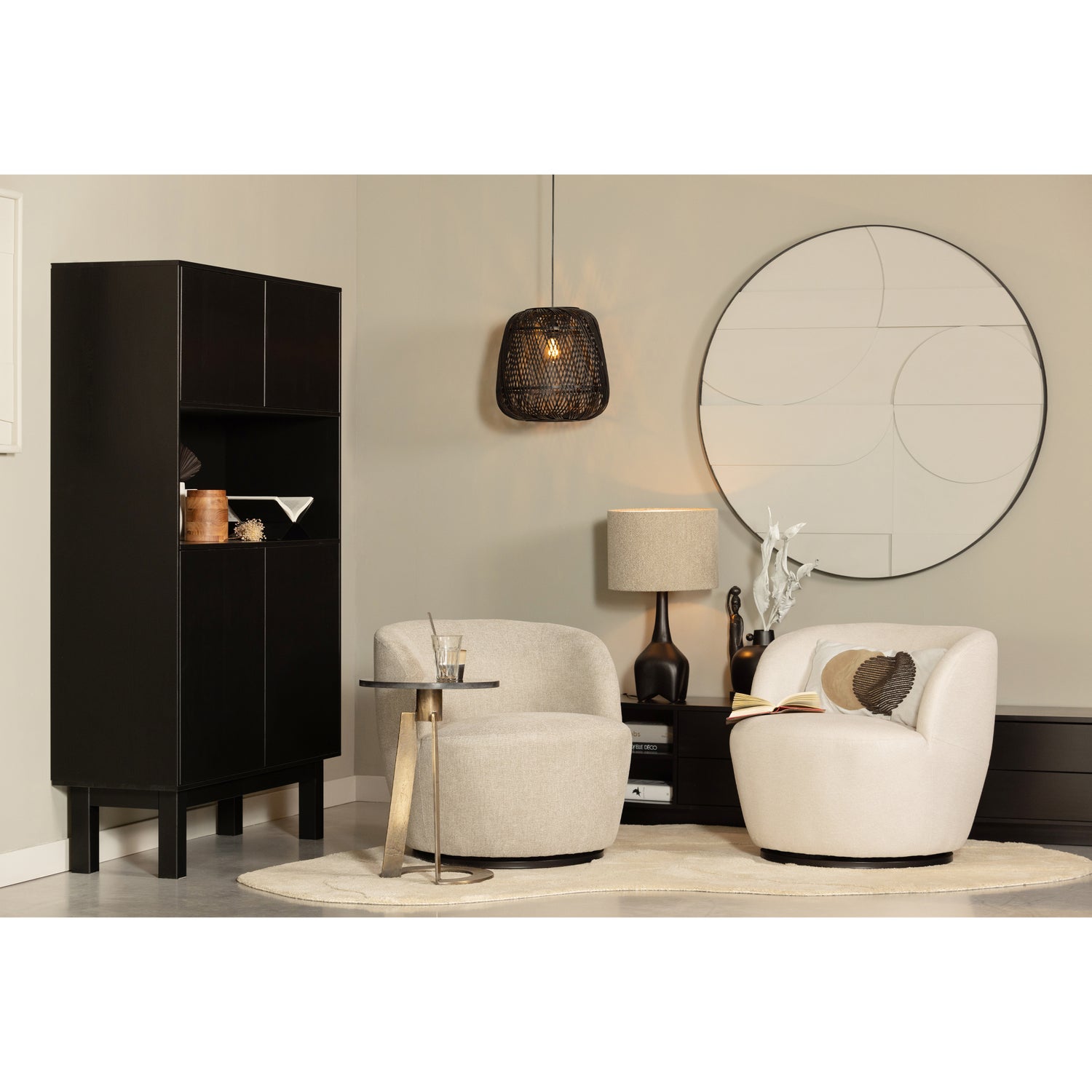 FINCA BUFETT   BAR SCHRANK HOLZ TIEFSCHWARZ [fsc] 373467-Z – Bild 2