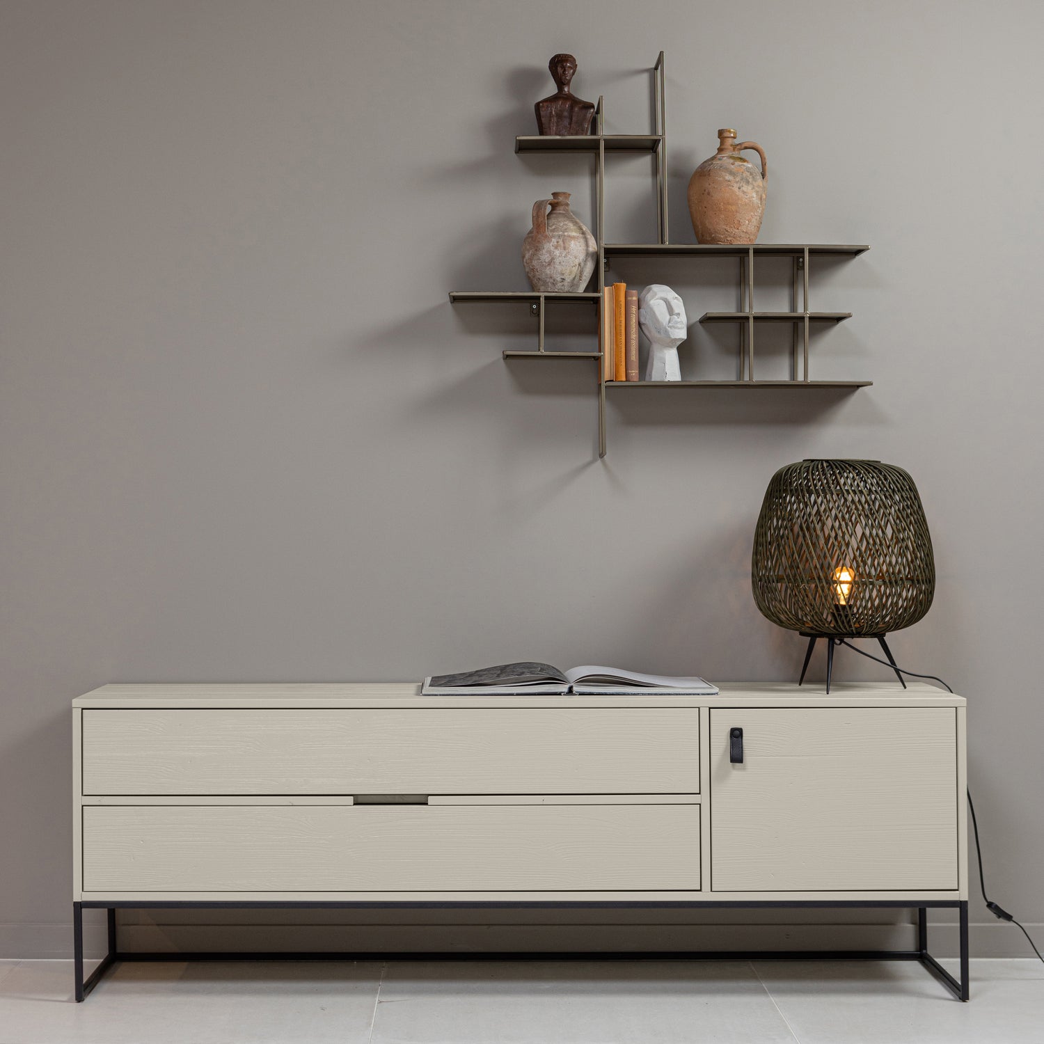 SILAS TV-MOBEL 180CM KIEFER DUST [fsc] 373651-D – Bild 2