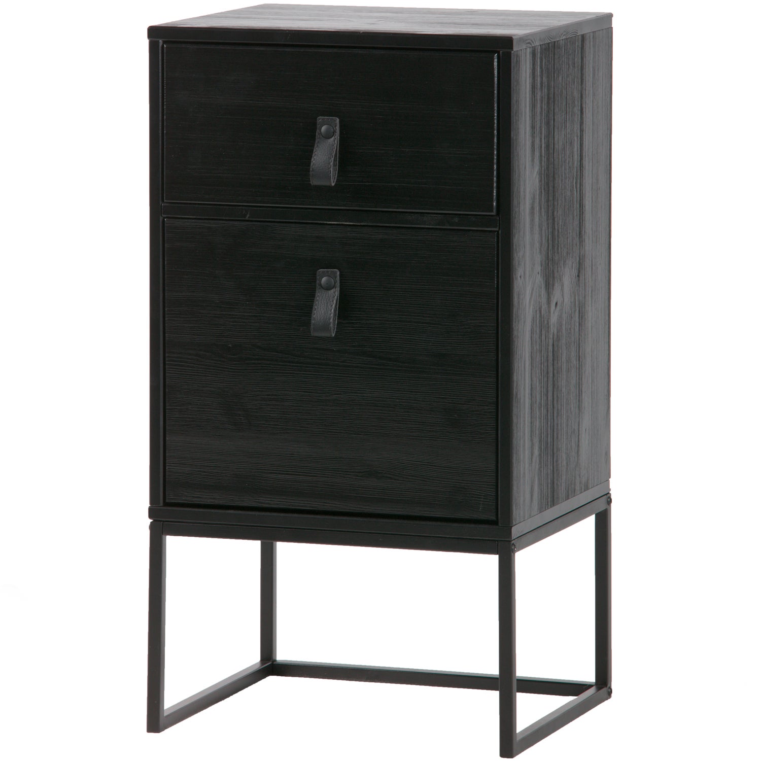 ZOLA NACHTSCHRANK MIT SCHUBLAD UND TUR SCHWARZ [fsc] 373674-Z – Bild 5