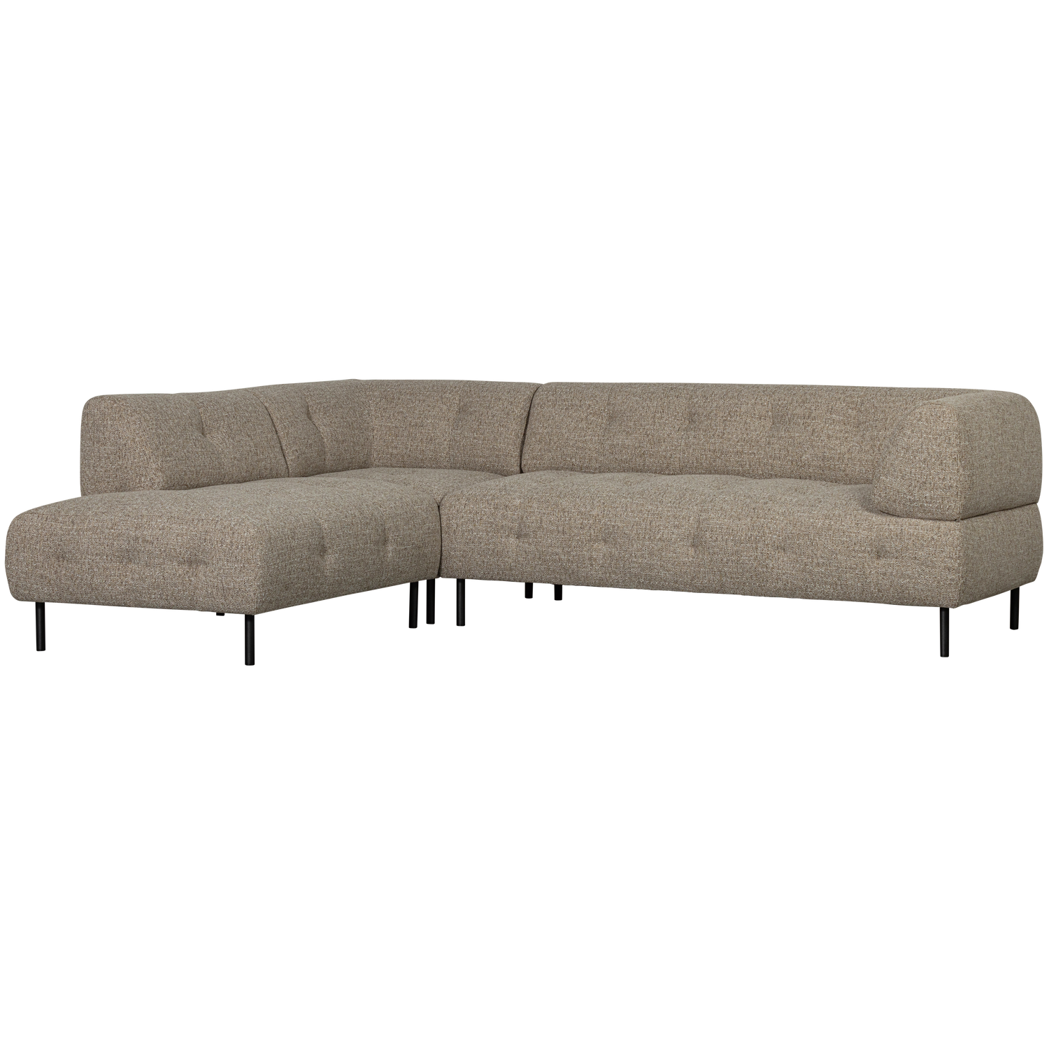 LLOYD ECKBANK LINKS GROB GEWEBTES BRAUN MELANGE 373680-BM