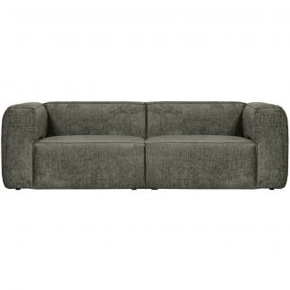 BEAN 3,5-SITZER SOFA STRUCTURE VELVET WASSERPFLANZE 373721-WP