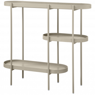 NOAN BEISTELLTISCH HOLZ METALL ANTIK BEIGE 373895-A