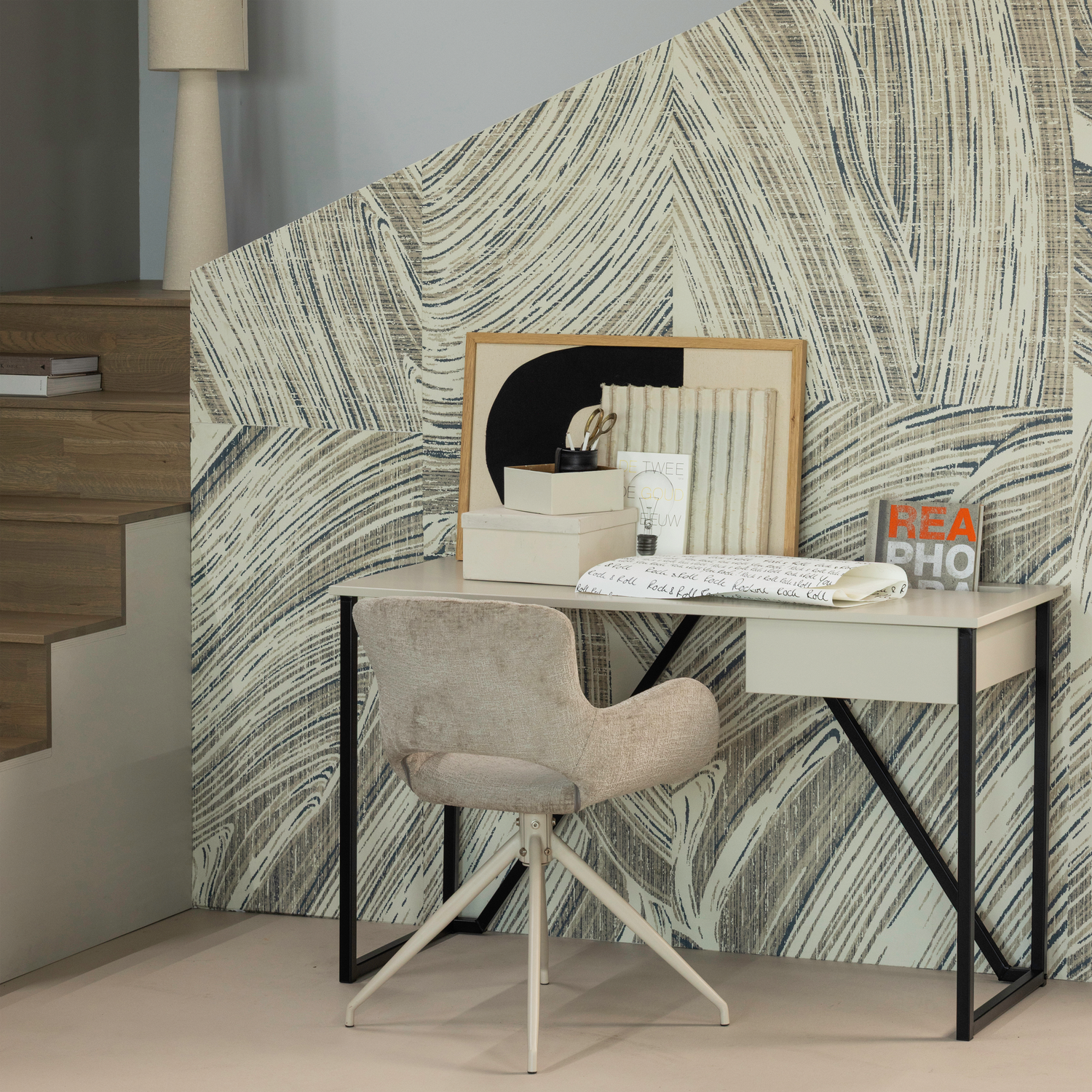 ELIVA ESSZIMMERSTUHL STRUCTURE VELVET SAND - 2ER SET 377562-Z – Bild 3